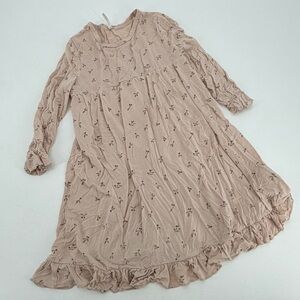 Rylee + Cru Holly Berry Nightgown Pajamas Kids 4 5 FLAW